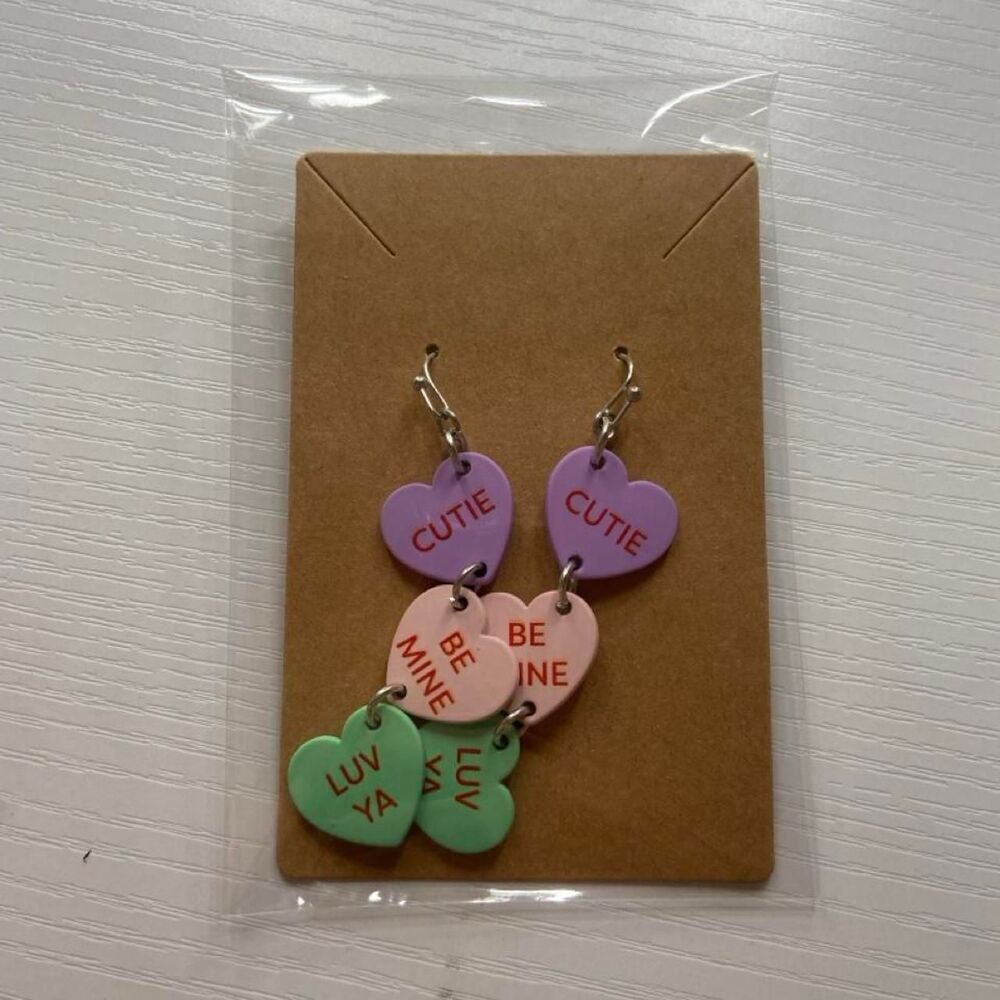 Valentines Heart Earrings